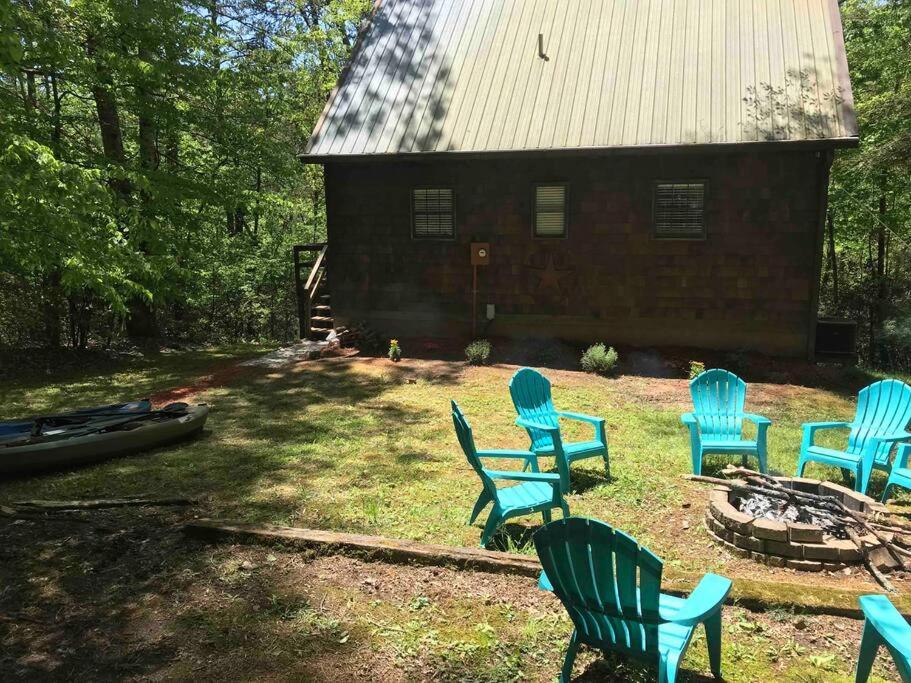 Cabin Fever On Cartecay River Ellijay Extérieur photo